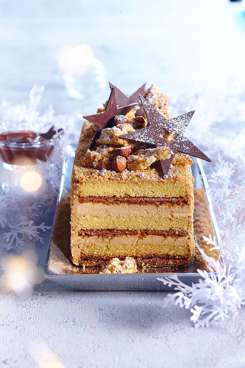 Hazelnut Praline Cake