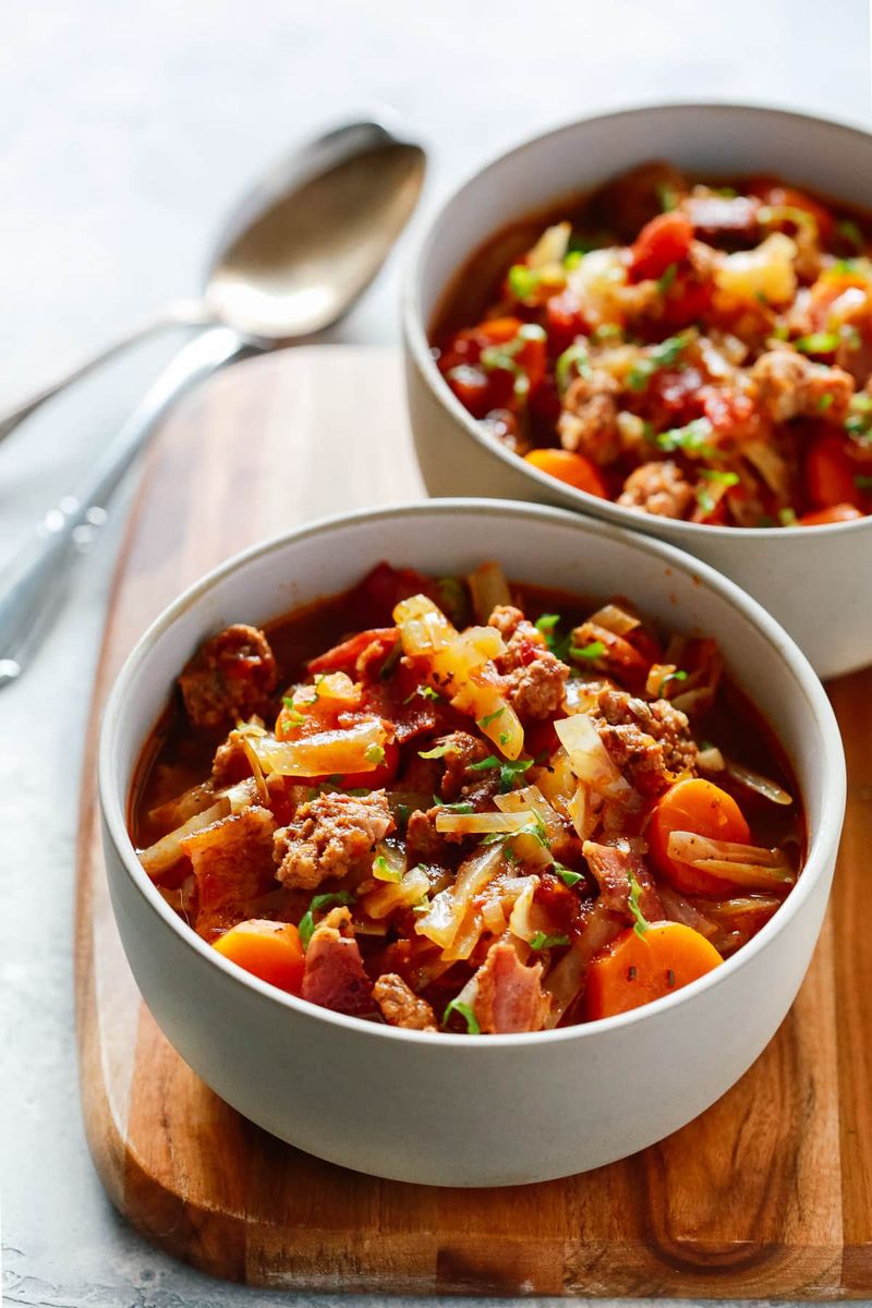 Hearty Cabbage and Sausage Stew