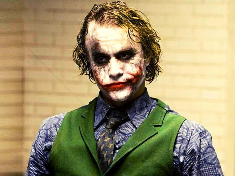 Heath Ledger as The Joker