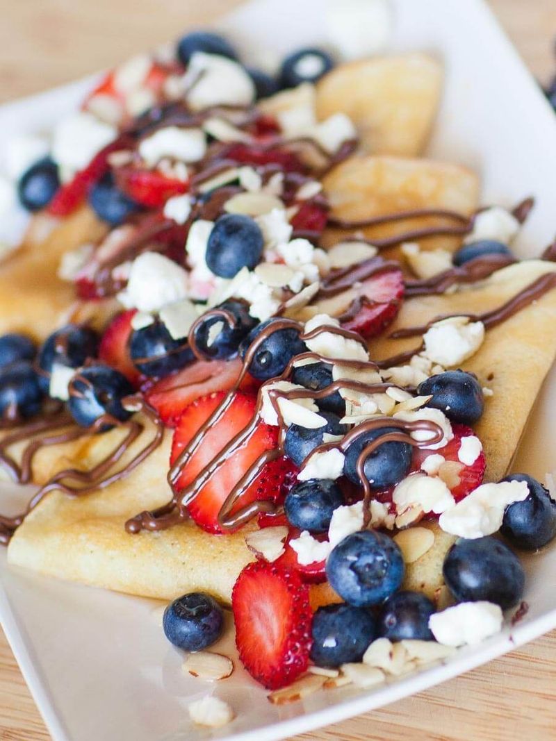 Holiday Berry Crepes