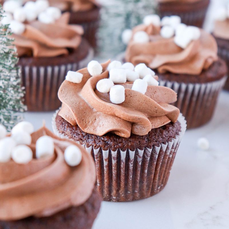 Hot Chocolate Cupcakes