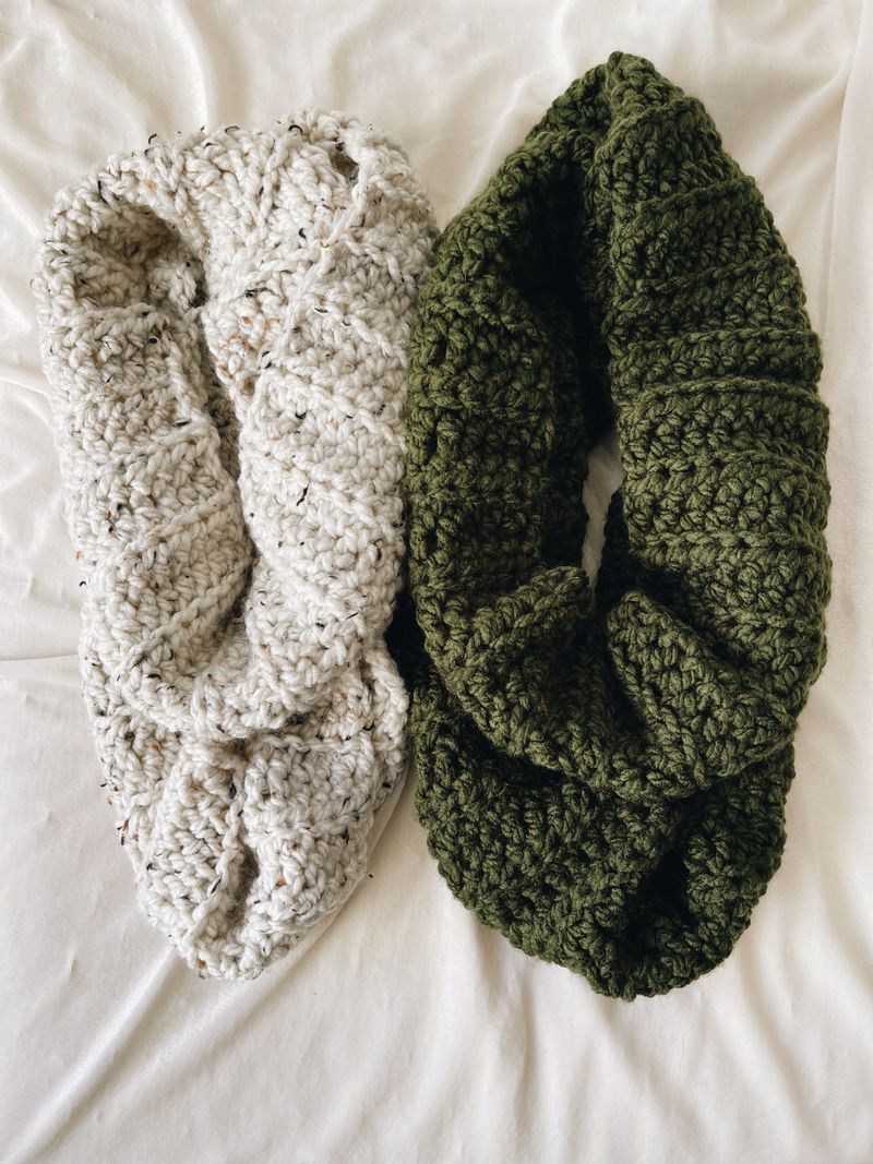 Knit Infinity Scarf