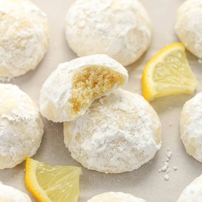 Lemon Snowball Cookies