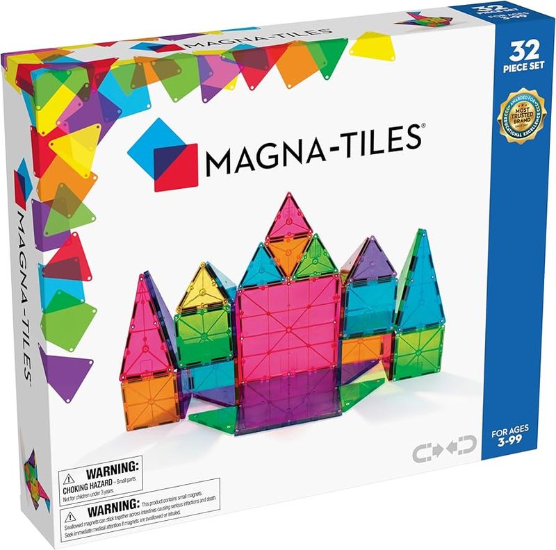 Magna-Tiles Clear Colors Set