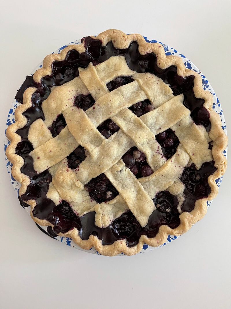 Maine: Blueberry Pie