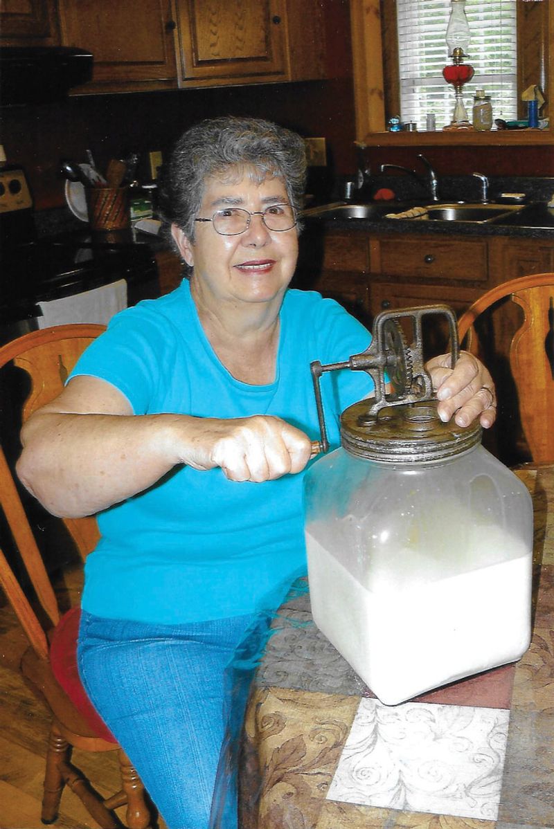 Making Butter by Hand