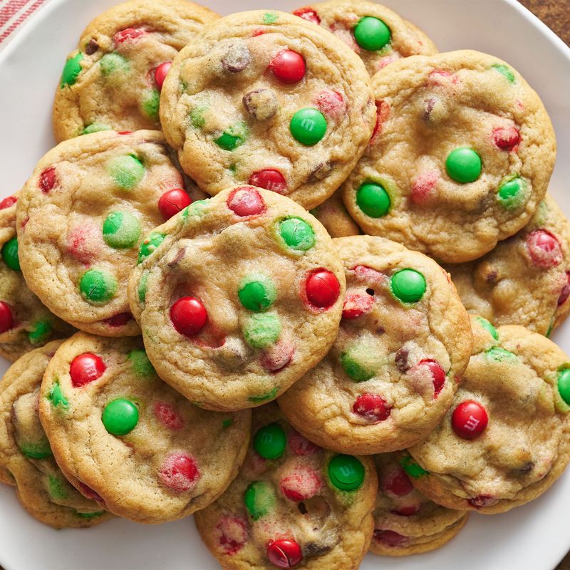 M&M Christmas Cookies