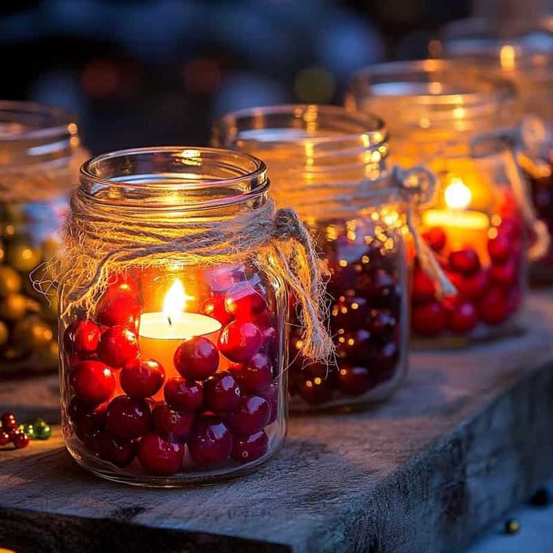 Mason Jar Candle Holders