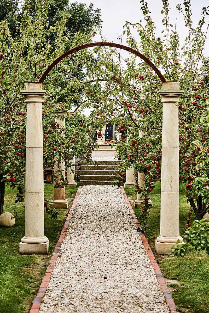 Mediterranean Stone Arbor