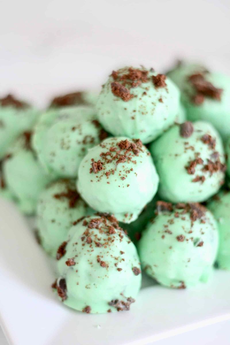 Mint Chocolate Truffles