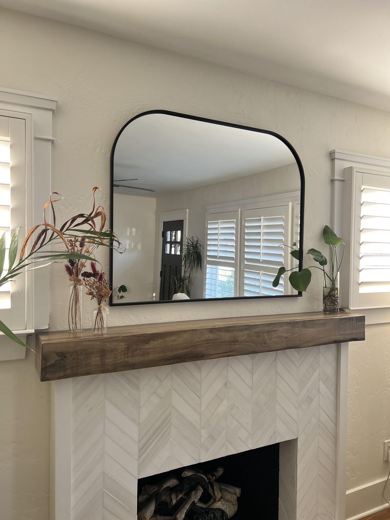 Mirror Above the Mantel