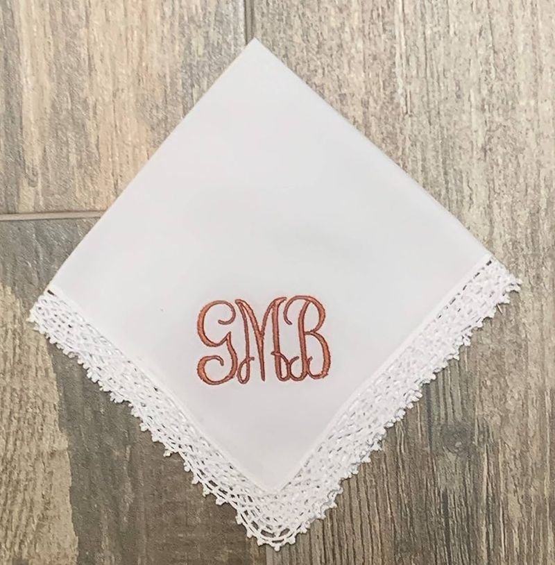 Monogrammed Handkerchief