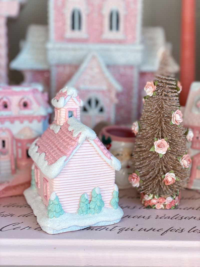 Pastel Christmas Village