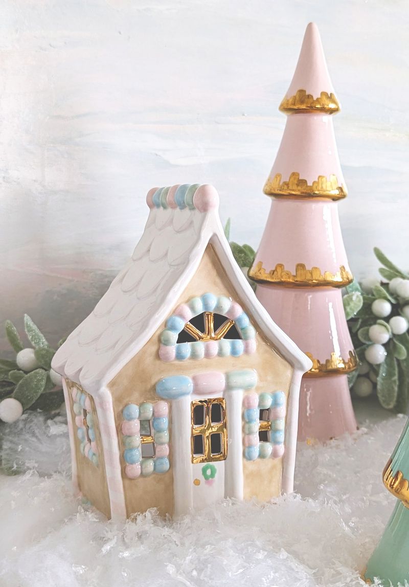 Pastel Gingerbread House