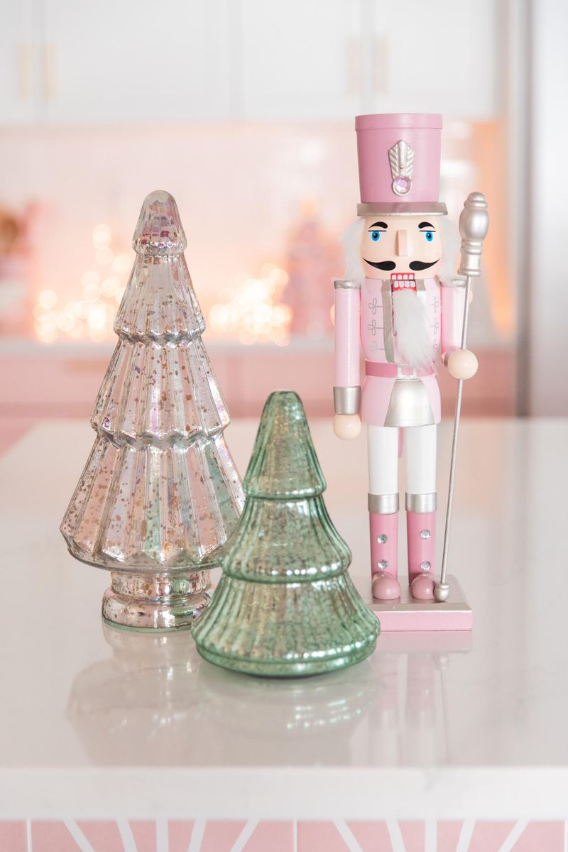 Pastel Nutcracker Display