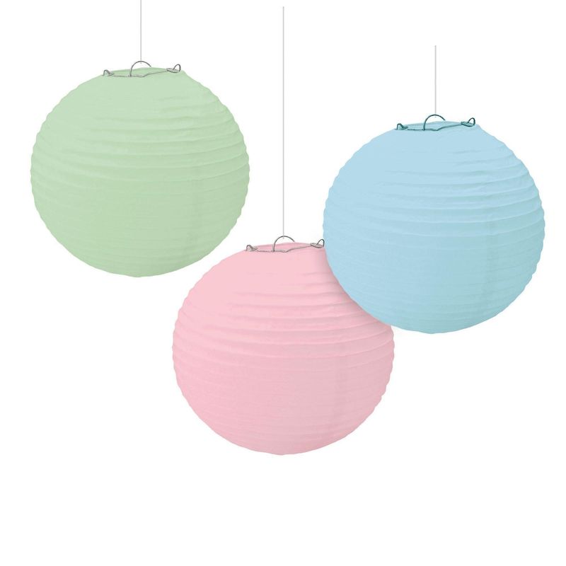 Pastel Paper Lanterns