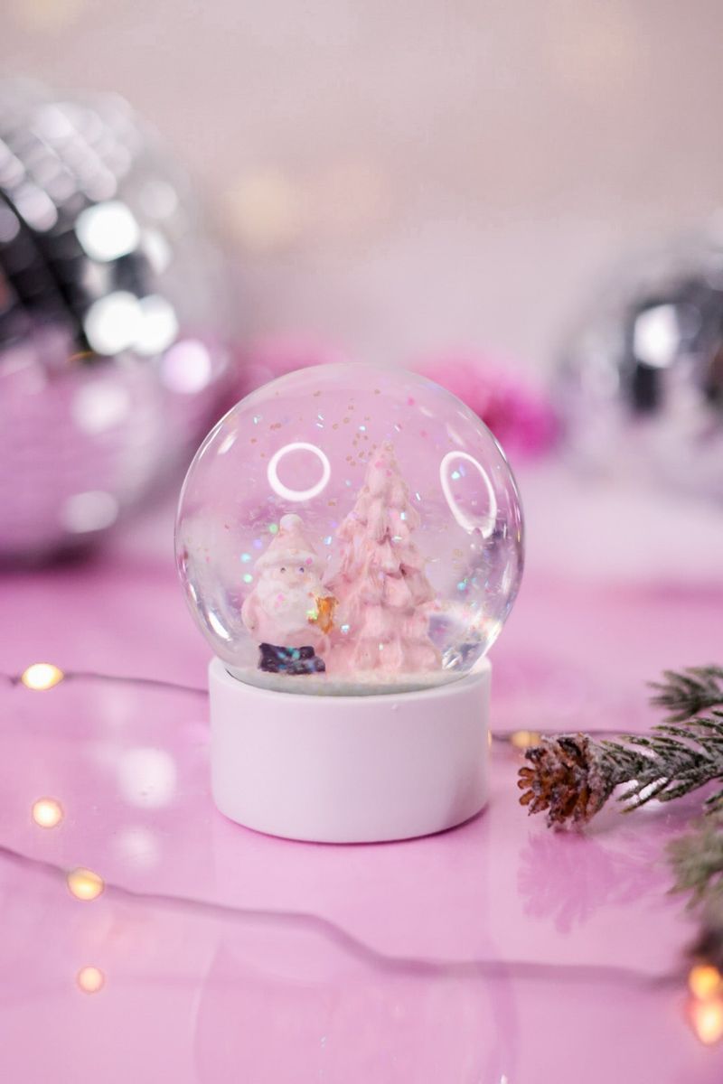 Pastel Snow Globe