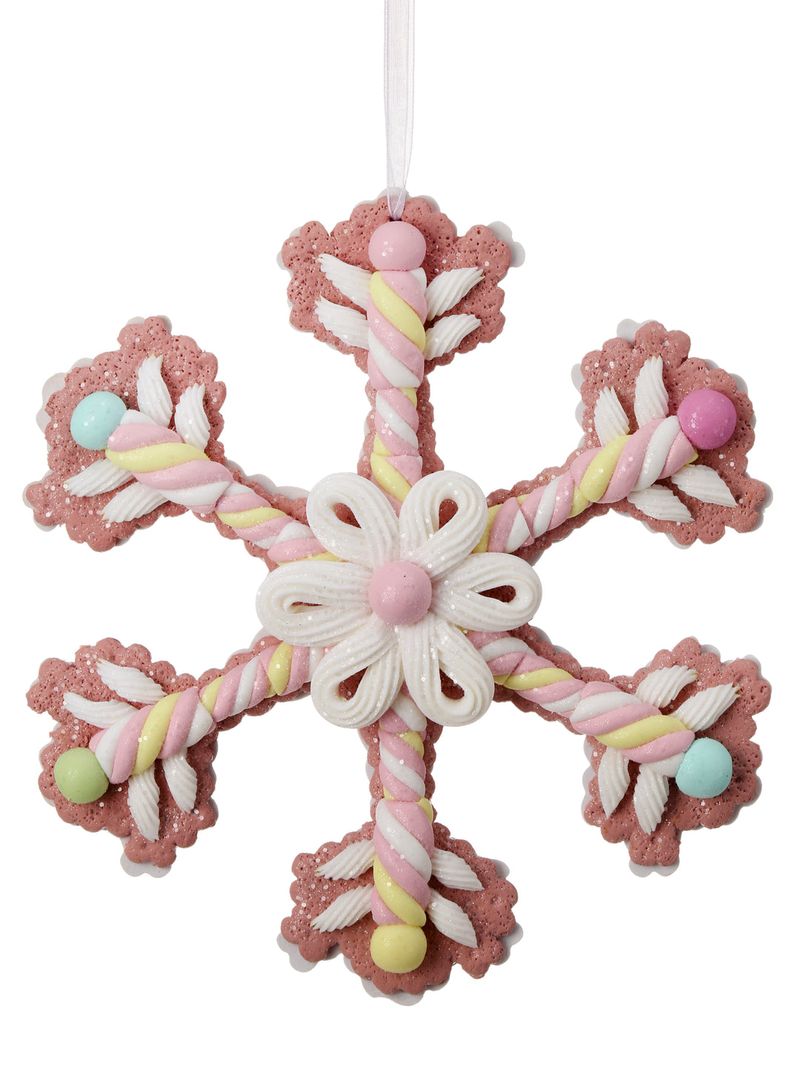 Pastel Snowflake Ornaments