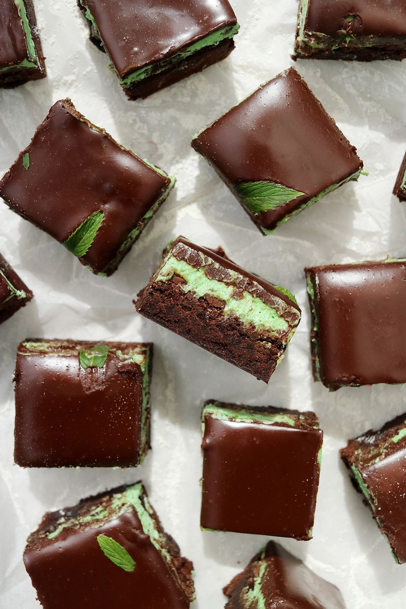 Peppermint Chocolate Brownies