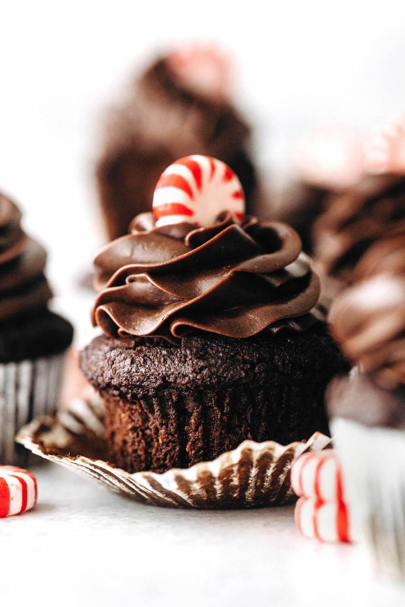 Peppermint Mocha Cupcakes