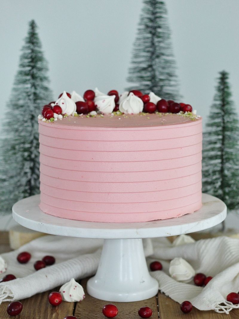 Pistachio Cranberry Cake