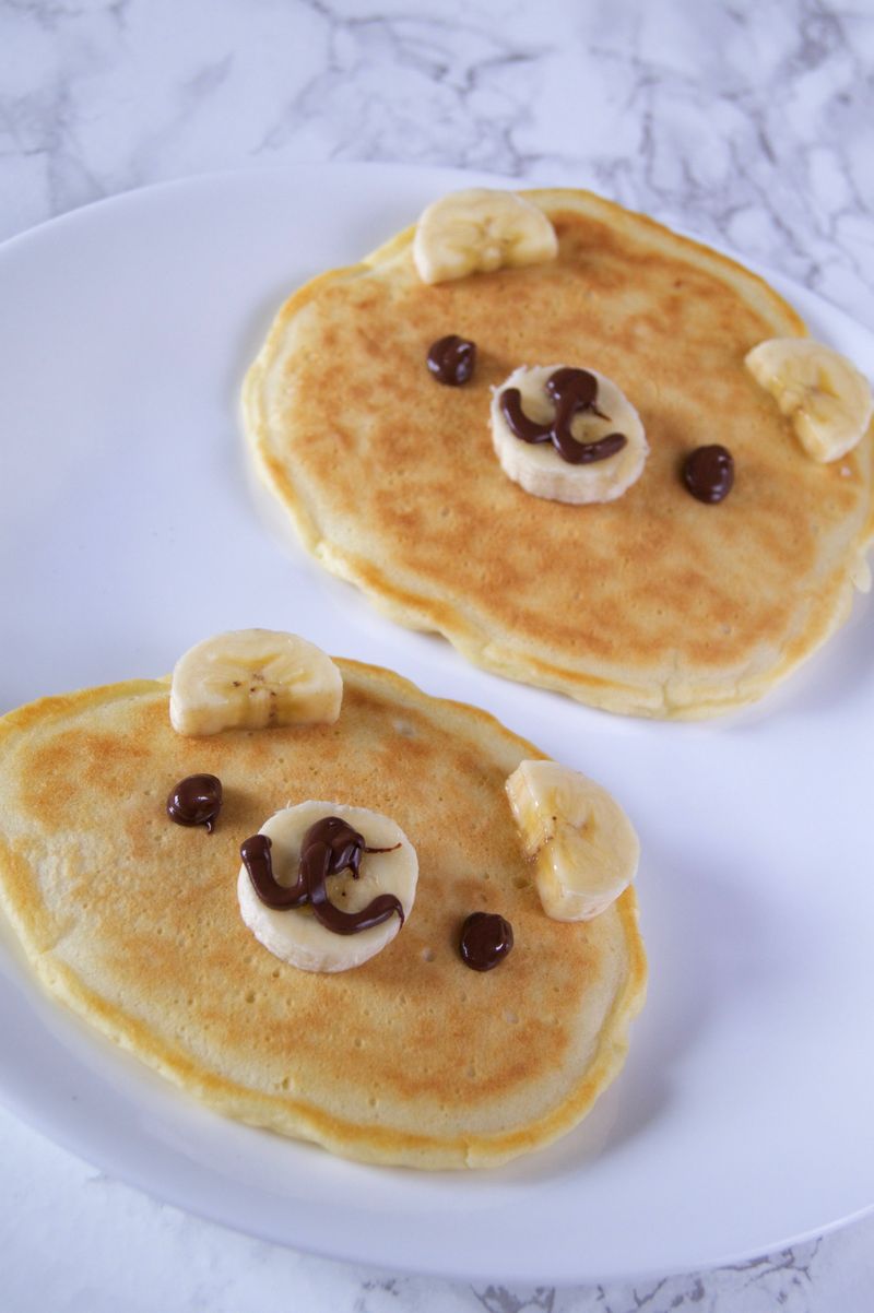 Polar Bear Banana Pancakes