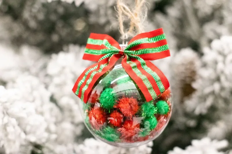 Pom-Pom Ball Ornaments