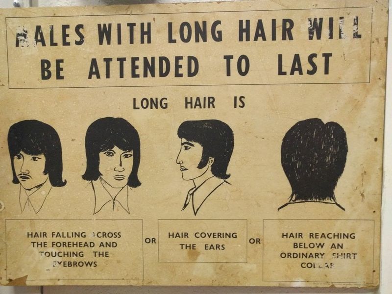 Prohibition on Long Hair for Boys