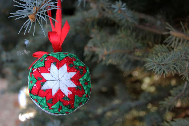 Quilted Fabric Ornaments