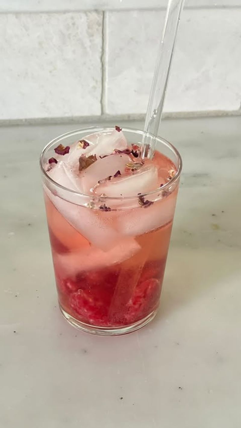 Raspberry Rose Fizz