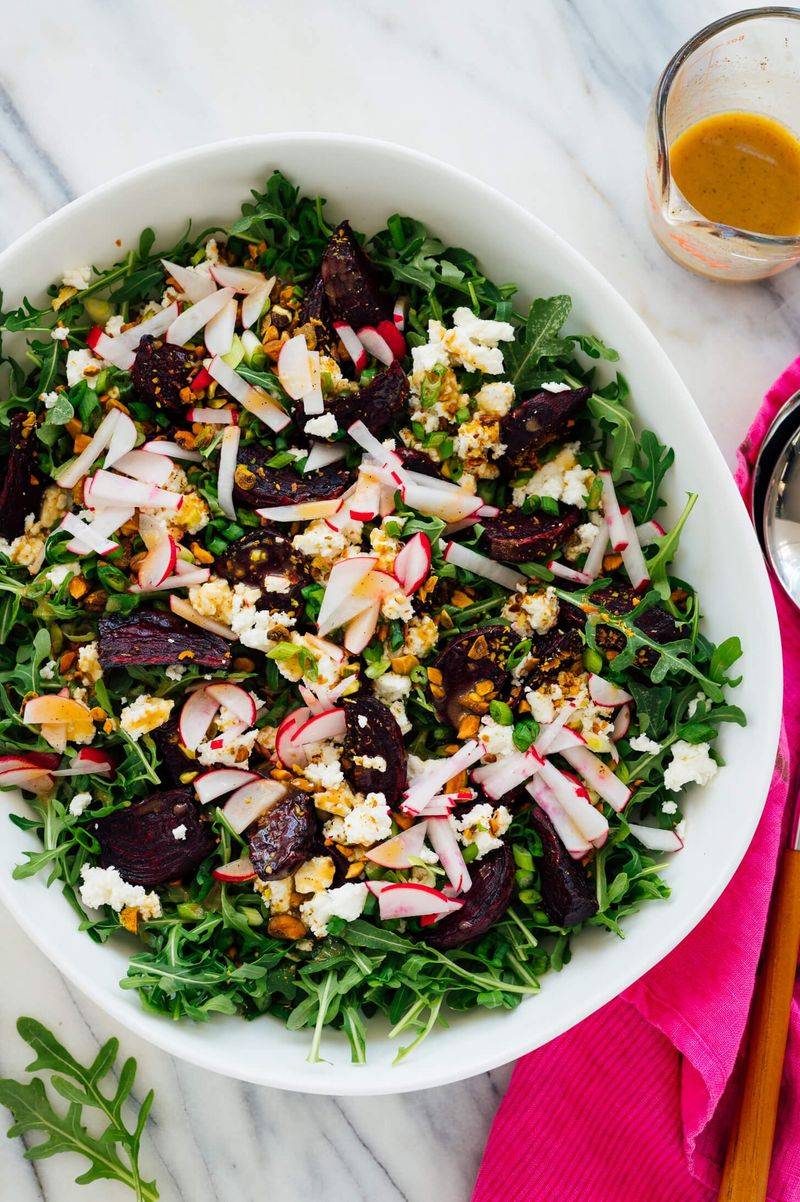 Roasted Beet and Goat Cheese Salad