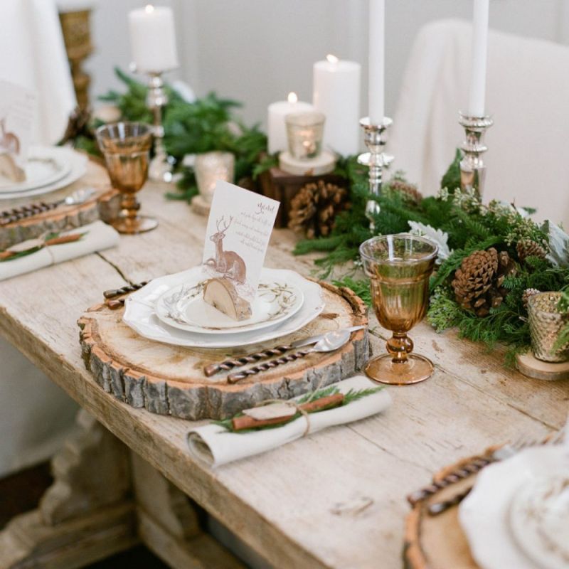 Rustic Elegance with Pine Cones