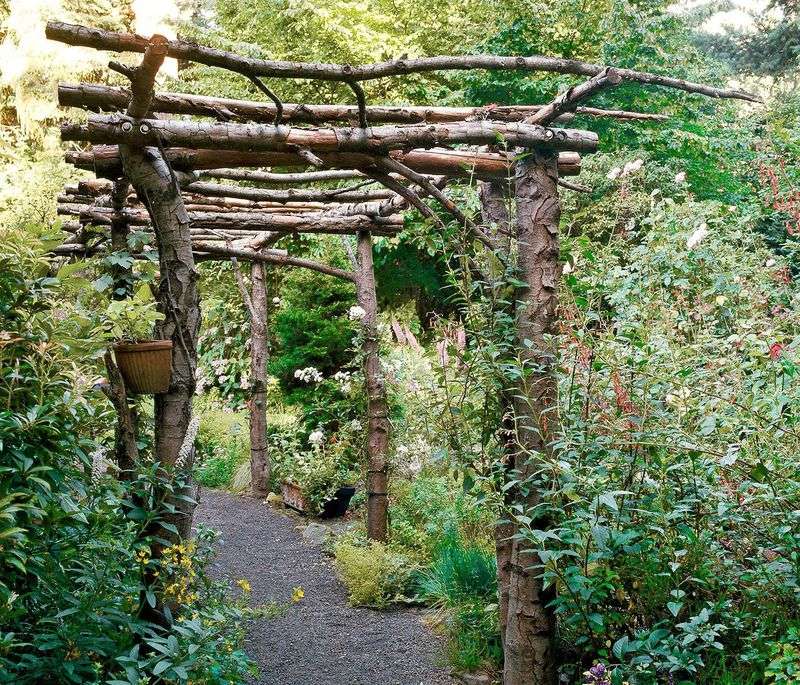 Rustic Wooden Arbor