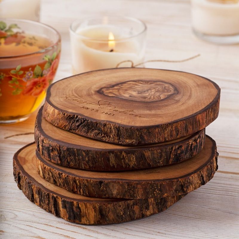 Rustic Wooden Coasters