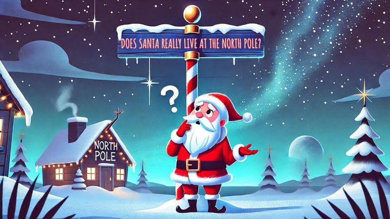 Santa Claus Lives at the North Pole