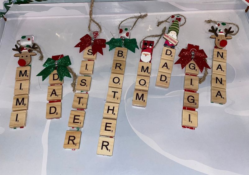 Scrabble Tile Messages