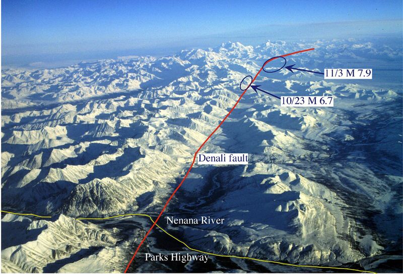 Seismic Activities Around Denali