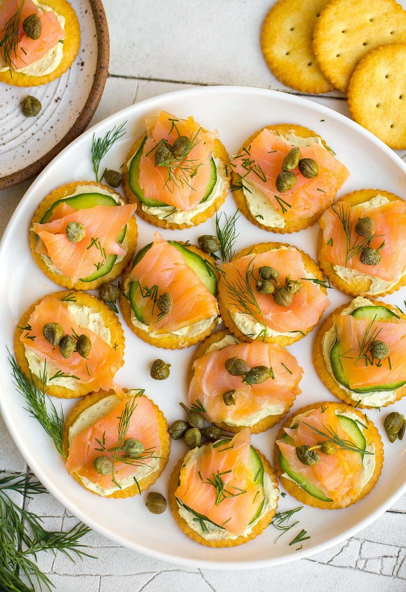 Smoked Salmon and Cream Cheese Bites