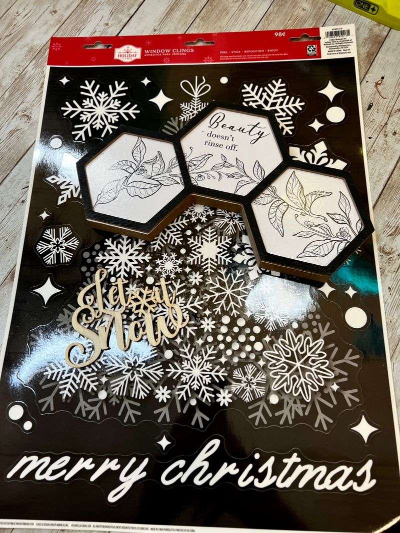 Snowflake Window Clings