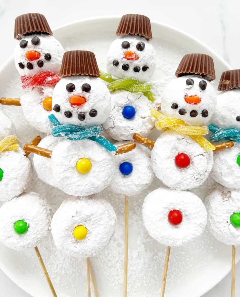 Snowman Donuts