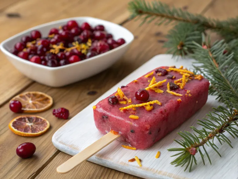 Spiced Cranberry Bliss Cakesicle