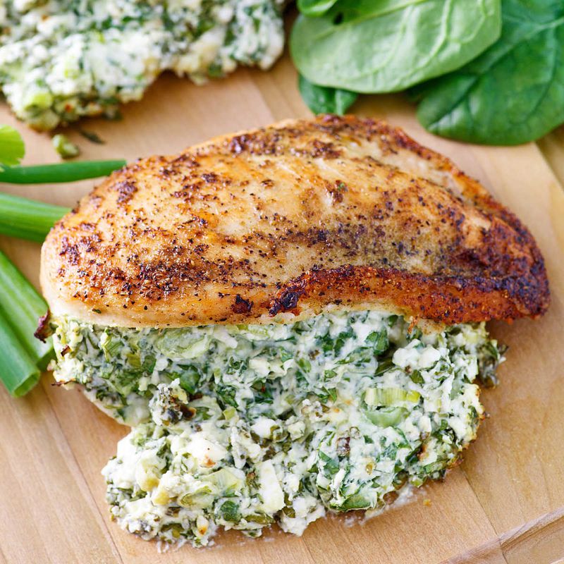 Stuffed Chicken Breast with Spinach and Feta