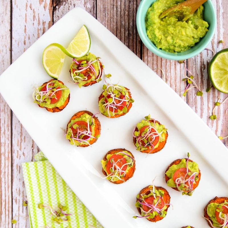 Sweet Potato and Avocado Bites