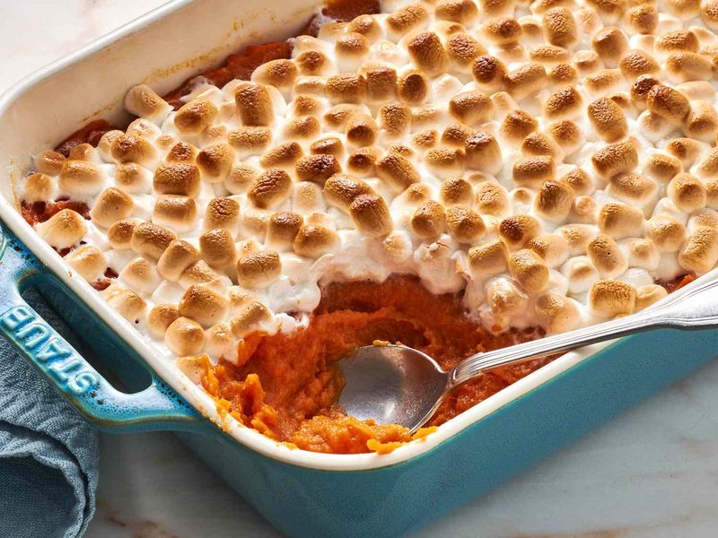 Sweet Potato and Marshmallow Casserole