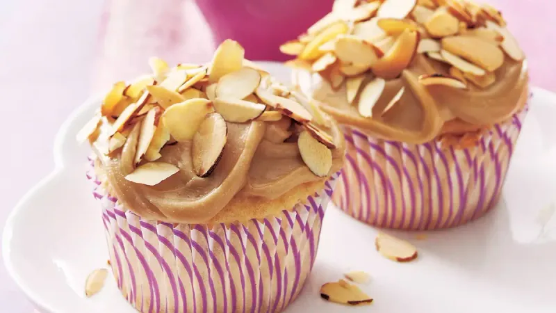 Toasted Almond Cupcakes