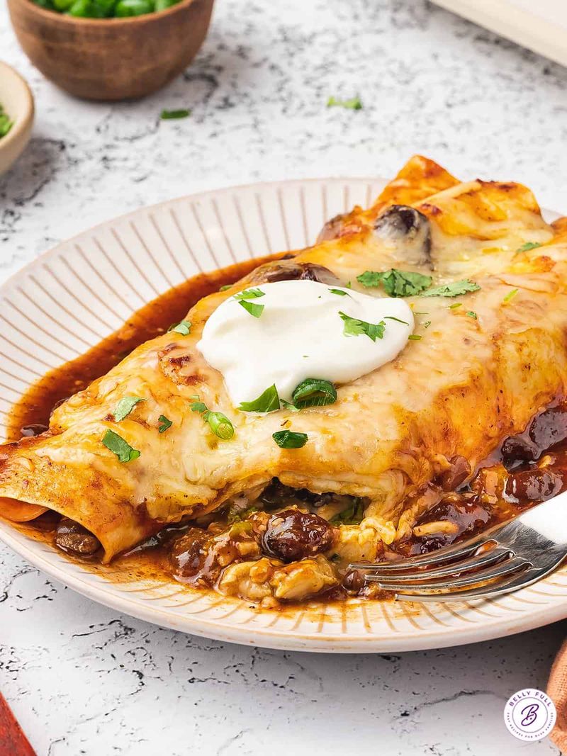 Turkey and Cranberry Enchiladas