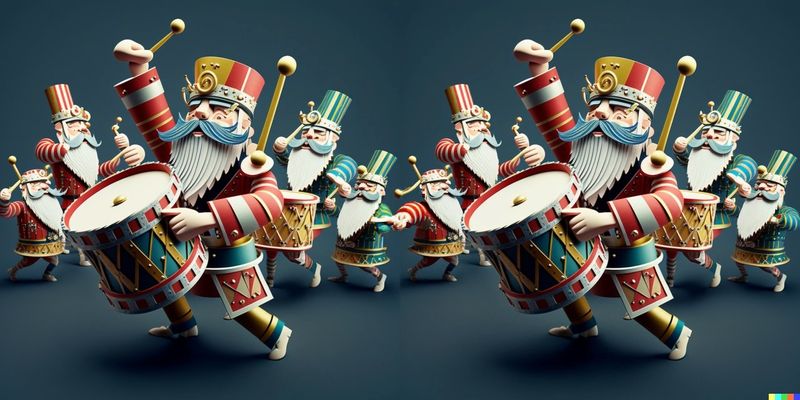 Twelfth Day: Twelve Drummers Drumming