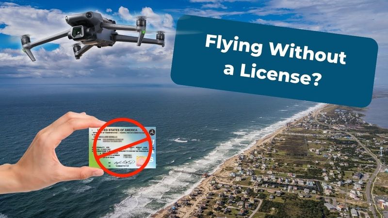 Using a Drone Without Registration