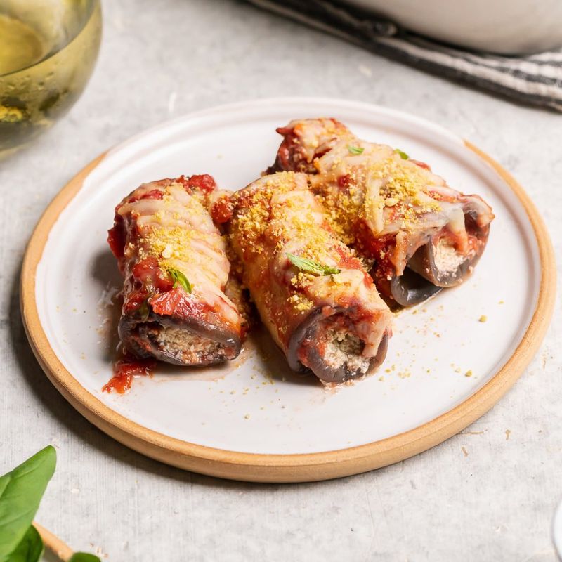 Vegan Eggplant Rollatini