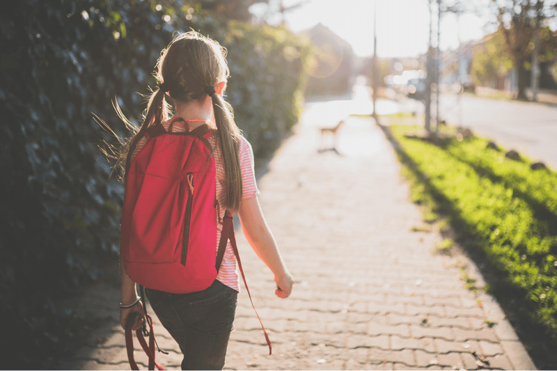 Walking to School Alone